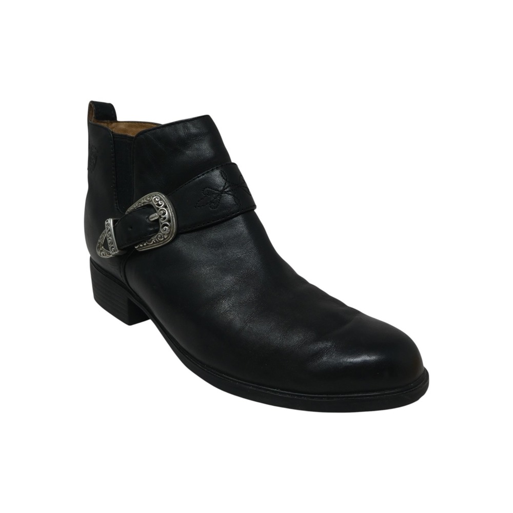 Ariat Ankle Boots Women Size 9 Black Leather Western Boho Cowgirl